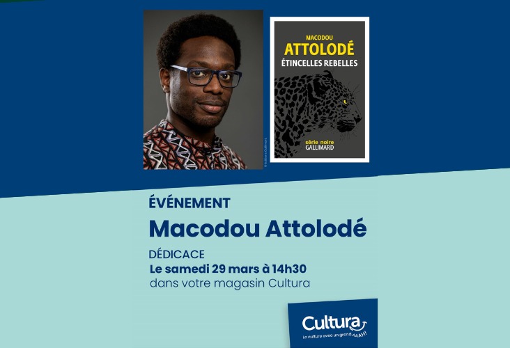 Dédicace avec Macodou Attolodé