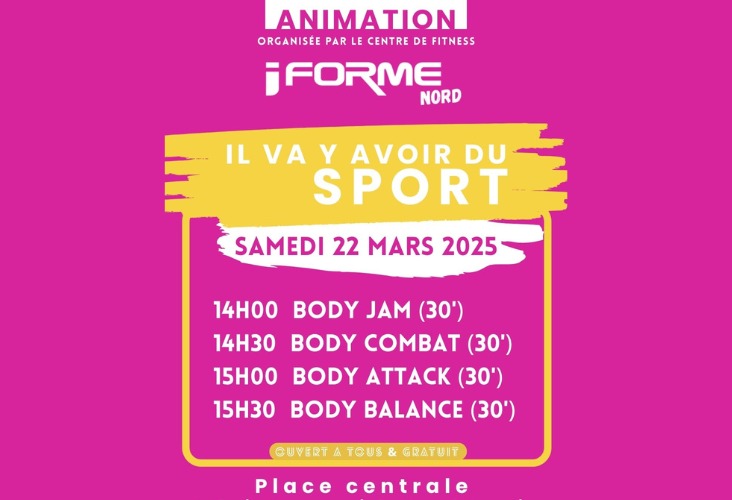 IFORME propose des démonstrations de sport le Samedi 22 mars