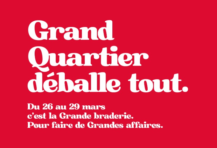 BRADERIE à Grand Quartier