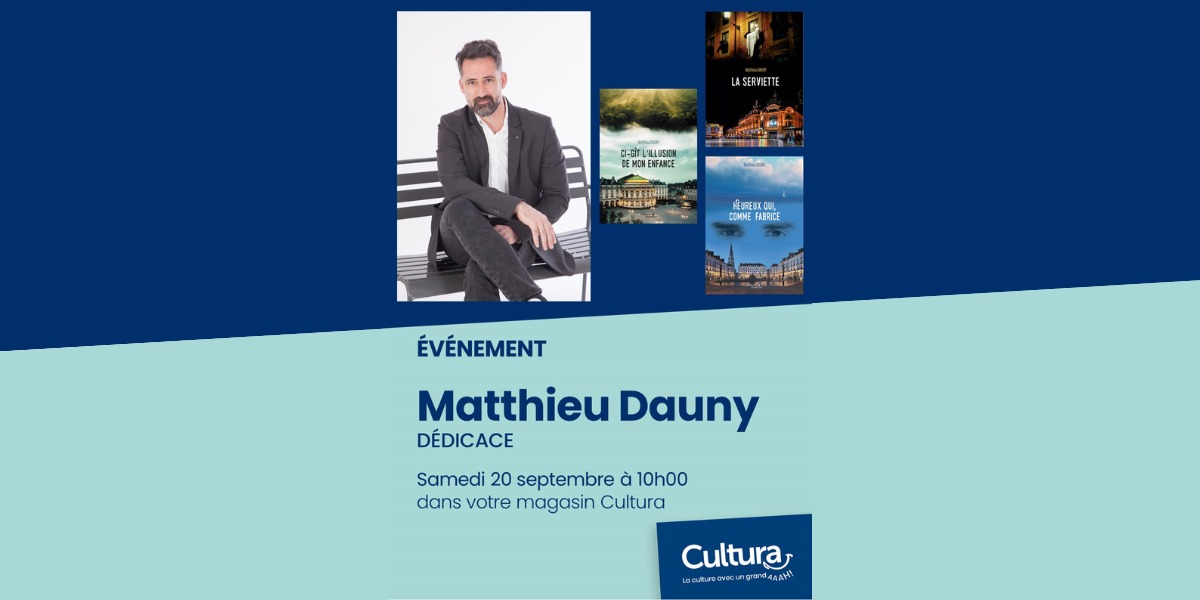Dédicace avec Matthieu Dauny 