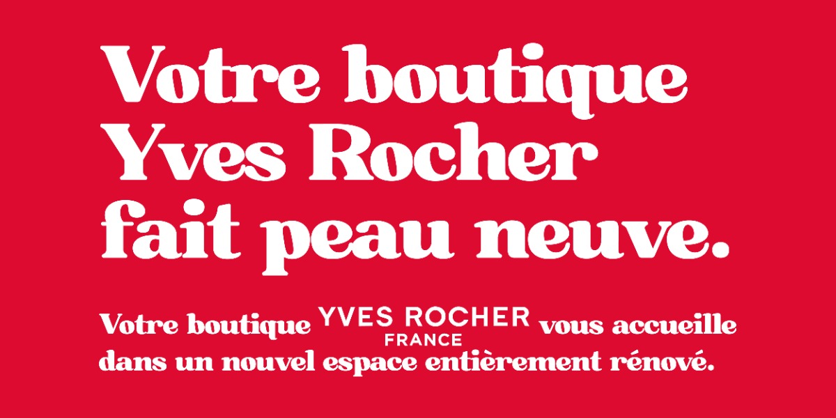 YVES ROCHER fait peau neuve