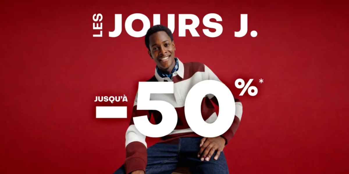 Les Jours J : jusqu'à -50%