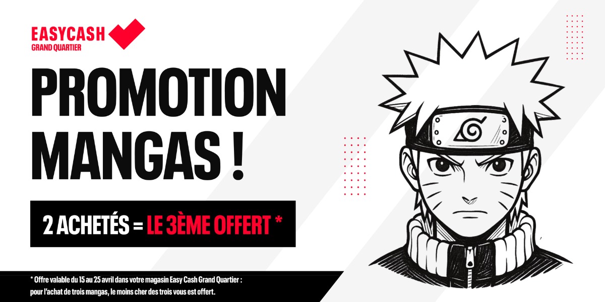 Promo MANGAS chez EASYCASH