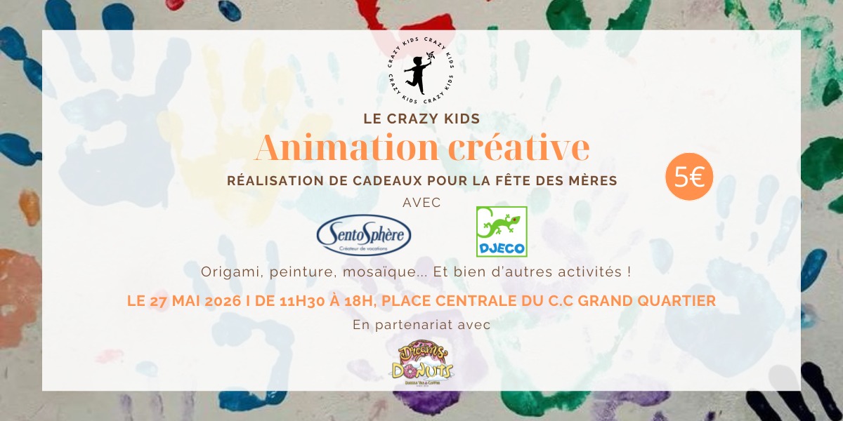 Animation réalisation de cadeaux pour la fête des mères