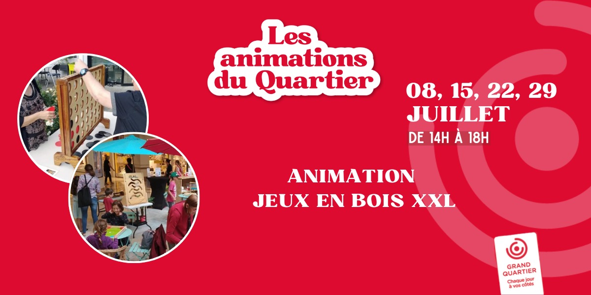 Animations jeux en bois XXL