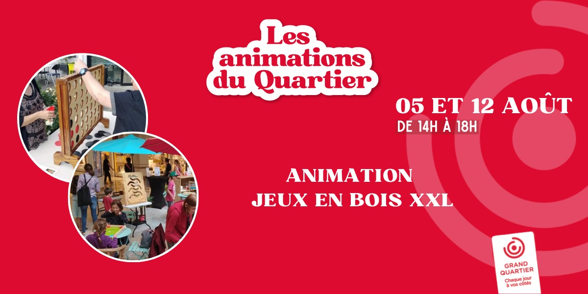 Animations jeux en bois XXL 