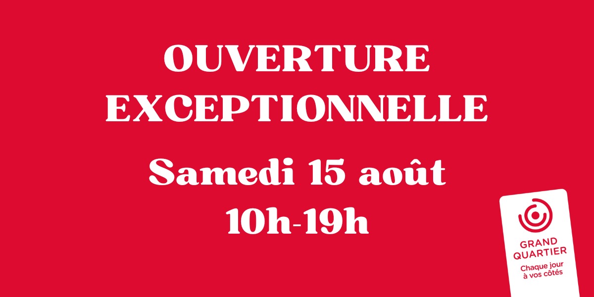 Horaires Samedi 15 août