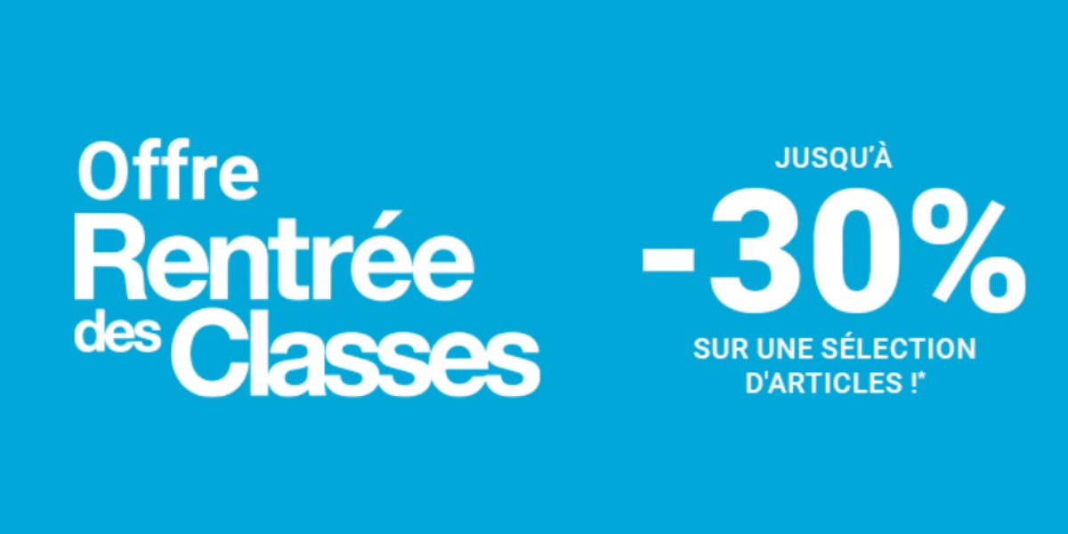 Offre Rentrée des Classes